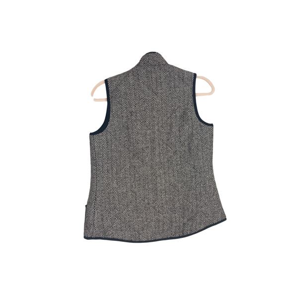 Hemline Mom Sleeveless Medium Women's Gorpcore Puffer Almond Mom Preppy Vest - Picture 3 of 6